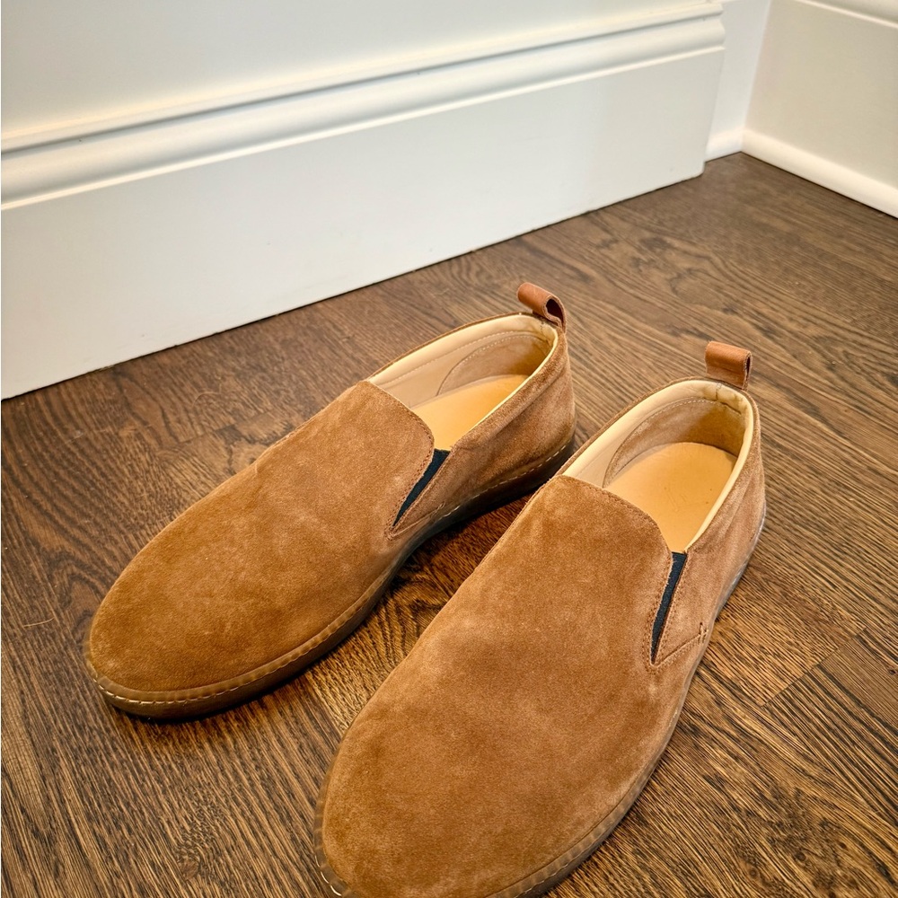 Men's Huckberry Luca Tan Suede Loafers